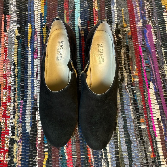 Michael Kors | Womens 9.5 | Ankle Booties | Sammy | Mixed Media | Croc Accent - Picture 7 of 13